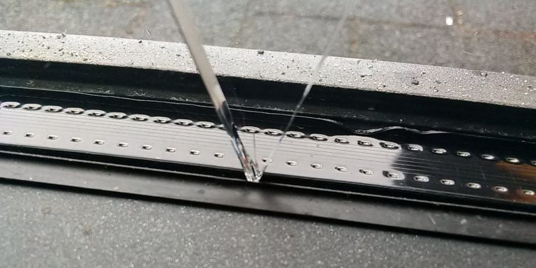 thermische glasbreuk