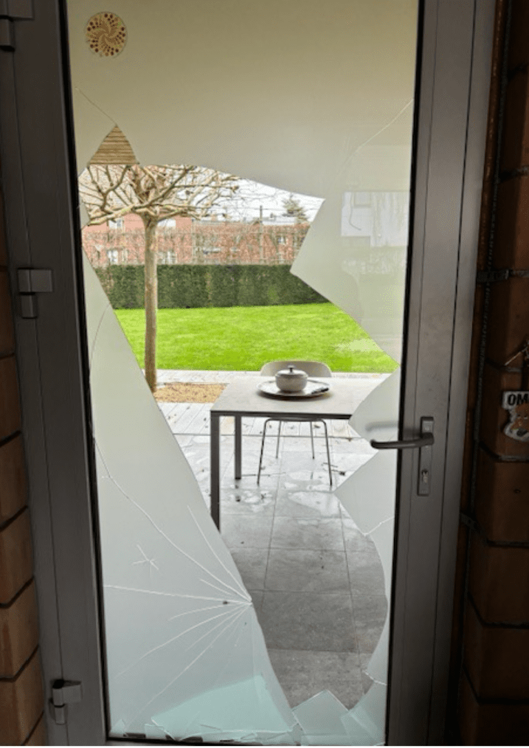 deur glasbreuk