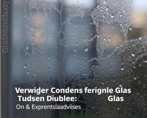 condens tussen dubbel glas