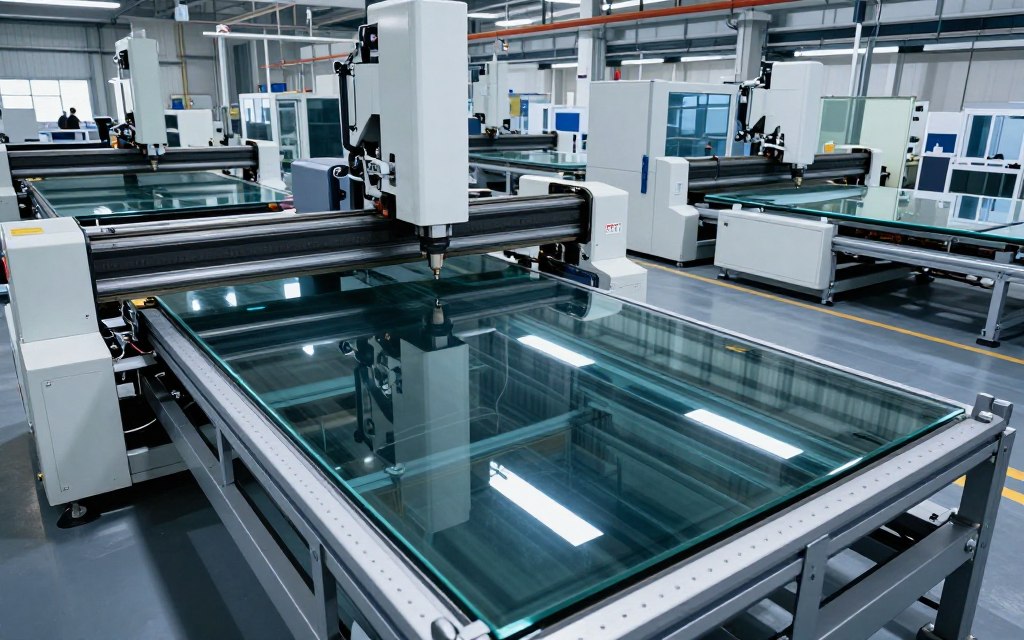 Moderne glasproductie faciliteit waar hoogrendementsglas op maat wordt geproduceerd voor renovatieprojecten