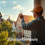 Vervangen glas raam in Limburg